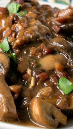 
                    
                        Chicken Marsala ~ Tender boneless chicken breasts smothered in the perfect salty-sweet Marsala wine sauce with mushrooms and pancetta...  Delicious!
                    
                