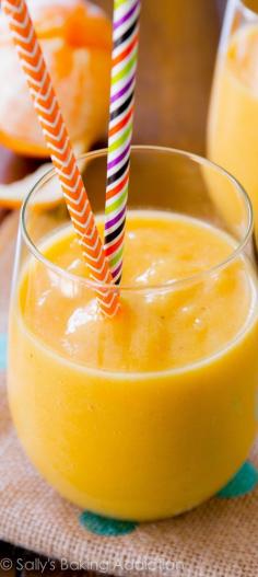 
                    
                        Sunshine Smoothie-- this bright, cheery, healthy smoothie is full of vitamin C and will energize you to tackle the new day. I love it!
                    
                