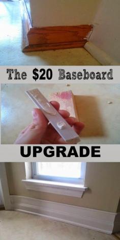 
                    
                        How to upgrade your baseboards inexpensively
                    
                