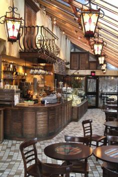
                    
                        This is the type of coffee shop I picture for when James, Hugo, and Miss Motherhenny are talking to each other. It reminds me of a small town coffee shop where most of the patrons know each other and feel comfortable around each other.
                    
                