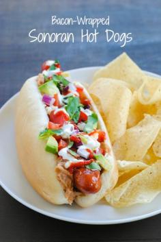 Mexican hot dogs!!!