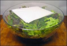 How to keep salad fresh all week long. Fresh salad every day.