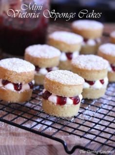 
                    
                        Mini Victoria Sponge Cakes recipe English British traditional authentic...used in Boston cream pie
                    
                