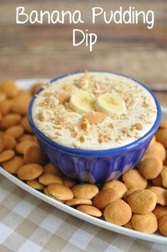 
                    
                        Banana Pudding Dip- Easy dessert dip recipe that tastes like banana pudding. Great party dip for your next pot luck or holiday gathering.
                    
                
