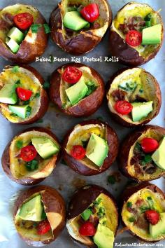 
                    
                        These Baked Bacon Egg Pretzel Rolls are delicious served for brunch, lunch, or dinner! This recipe serves 12, so double up if you’re hosting a large group!
                    
                
