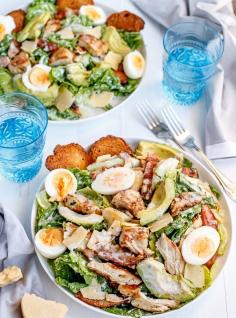 
                    
                        Skinny Chicken & Avocado Caesar Salad
                    
                