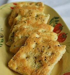 
                    
                        Herb  Olive Oil Focaccia...One Bowl, No Mixer, No Kneading- This was as easy as it sounded. Always a nice touch to have fresh baked bread at a dinner party/ This recipe was easy and versatile. Will definitely make again.-ss
                    
                