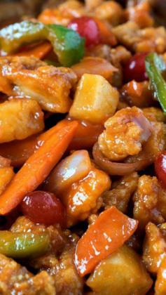 
                    
                        Sweet and Sour Chicken ~ A delicious make-at-home version that rivals takeout! No need to shop at a specialty market - our recipe uses ingredients you probably already have at home.
                    
                