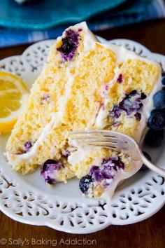 
                    
                        Deliciously sweet and light Lemon Blueberry Layer Cake. Tangy cream cheese frosting gives each bite a sweet touch!
                    
                