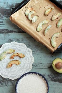 Coconut Avocado Fries with Coconut, Cashew and Cardamom Dip