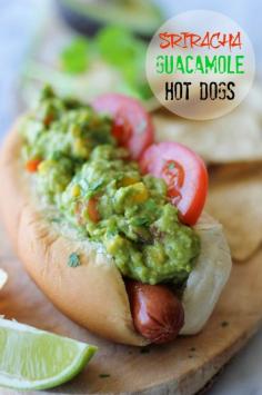 
                    
                        Sriracha Guacamole Hot Dogs
                    
                