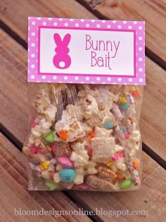 Bunny Bait for Easter Party Adorable Chex Mix