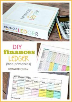 
                    
                        Looking for an easy to organize your bills and finances? Make this DIY Finances Ledger! Includes free printables to help!
                    
                
