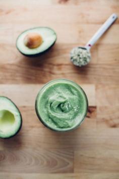 
                    
                        Avocado mango green smoothie (vegan) via will frolic for food
                    
                