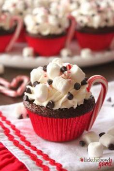 
                    
                        Hot Cocoa Cupcakes Recipe from Lick The Bowl Good
                    
                