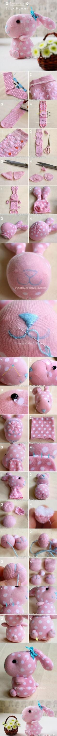 
                    
                        DIY Sock Bunny Sewing Tutorial
                    
                
