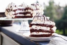 
                    
                        Moist Chocolate Cake with Sour Cream Frosting
                    
                