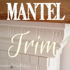 
                    
                        If you enjoyed this...share it!Mantel trim is the last part of a three series on building a faux mantel. Now that the base is done…you can read more here… it’s time to add trim and molding.  Trim and molding is personal. You may want to consider the trim and molding in the room.  Does it need to match or not?? Will you be painting the
                    
                