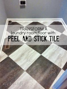 
                    
                        Transform a Laundry Room Floor (with Peel and Stick Tiles)
                    
                