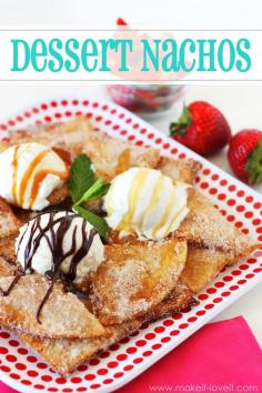 
                    
                        Dessert Nachos....so easy, yet so amazingly delicious! --- Make It and Love It (in the KITCHEN)
                    
                