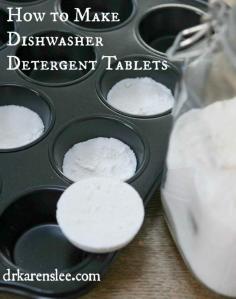
                    
                        Make non-toxic, borax free dishwasher detergent tablets by Karen Lee
                    
                