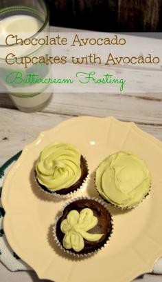 
                    
                        Chocolate Avocado Cupcakes with Avocado Buttercream Frosting
                    
                