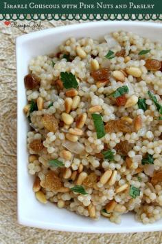 Israeli Couscous with Pine Nuts and Parsley | Recipe Girl