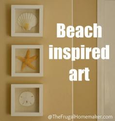 Image detail for -Beach inspired art {Sea Shell art} - The Frugal Homemaker | The Frugal ...