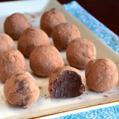 
                    
                        Dark Chocolate Avocado Truffles- I know it may seem weird, but these are INSANE! You can't taste the avocados, but they make the recipe so creamy and decadent!
                    
                