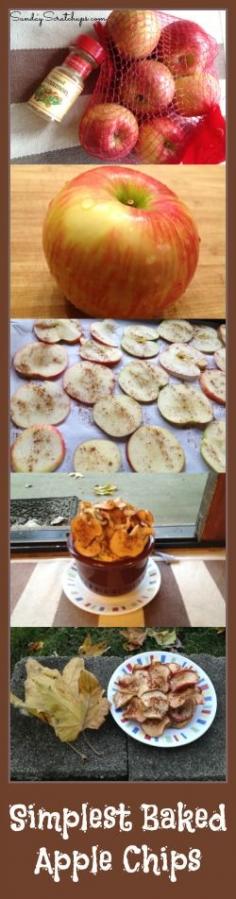 
                    
                        What I made with my cheap Honeycrisp apples from ALDI -- super easy and healthy baked apple chips!
                    
                