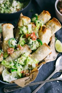 
                    
                        Baked Chicken Flautas (Crock-Pot)
                    
                