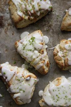 Coconut Lime Scones #recipe