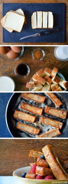 
                    
                        Easy Cinnamon French Toast Sticks for Breakfast
                    
                