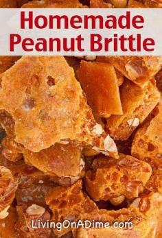 
                    
                        Homemade Peanut Brittle Recipe - Gluten Free Candy you can make at home yourself in just a few minutes.
                    
                