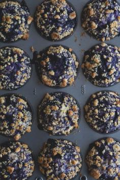 
                    
                        Honestly Yum's Blueberry Swirl Muffins Are a Tasty Morning Treat #healthyeating trendhunter.com
                    
                