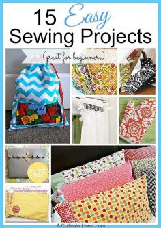 
                    
                        Sewing is a timeless & highly useful skill! If you're a beginner it can be hard to narrow down all the projects you see to find one you'll actually finish. Here are 15 Easy Sewing Projects to get you started!
                    
                