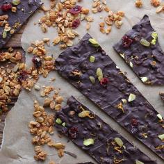 
                    
                        Cranberry Orange Granola-Chocolate Bark
                    
                