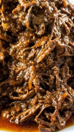 
                    
                        Slow-Cooked Pulled Brisket ~ Make this delicious pulled brisket in your crockpot and enjoy it in sandwiches, wraps or even in baked potatoes!
                    
                