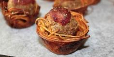 
                    
                        This Meatball-Featuring Spaghetti Recipe Makes Unique and Tiny Tasty Treats #Food trendhunter.com
                    
                