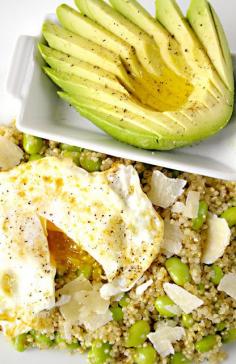 
                    
                        Quinoa, Edamame, Egg & Avocado - We'd eat this for breakfast, lunch, or dinner! #Yum #Healthy #SuperFoods #myfaves
                    
                