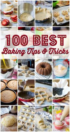 
                    
                        100 BEST Baking Tips and Tricks! #howto #baking
                    
                