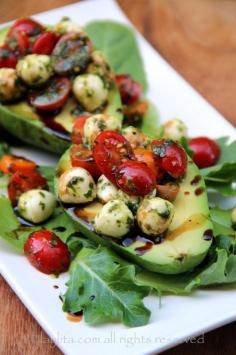 
                    
                        Caprese Stuffed Avocados
                    
                