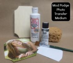 
                    
                        Mod Podge Photo Transfer Medium .... How to Use it and Create a Project! The Plaid Palette blog post by Chris Williams
                    
                