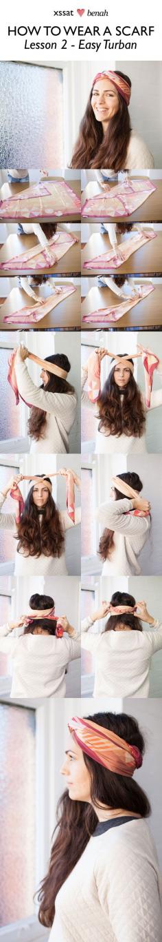 
                    
                        How to wear a scarf! Great tutorial on how to turn a scarf into a turban. Visit Walgreens.com for great hair products and accessories.
                    
                