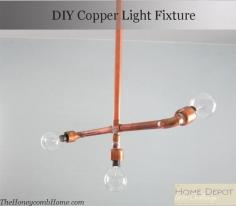 
                    
                        DIY Copper Light fixture from plumbing parts!  #HDGiftChallenge
                    
                