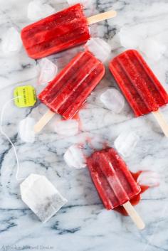 
                    
                        Strawberry Green Tea Popsicles
                    
                