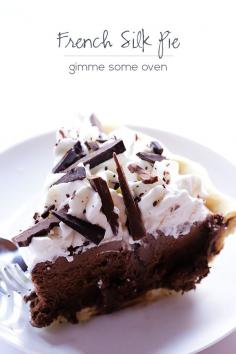 
                    
                        French Silk Pie (Chocolate Pie) Recipe | gimmesomeoven.com
                    
                