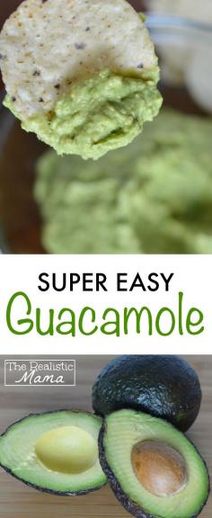 
                    
                        Super easy guacamole recipe. We made this today and it was so good!
                    
                