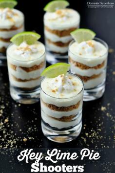 
                    
                        Key Lime Pie Shooters are quick and simple to make, yet taste like they took hours to put together!
                    
                