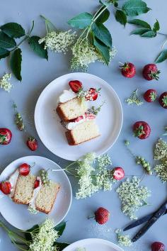 
                    
                        Strawberry elderflower cake
                    
                